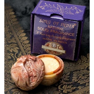 Dry perfume Amber 5g R.Expo, Dry perfume in a stone box, Song of India, Amber Natural Solid Fragrance, Ayurveda