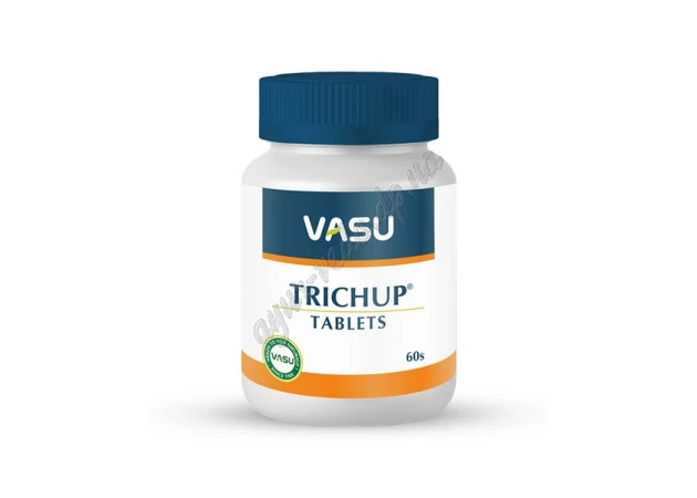 Фото 1 - Tablets Tripup 60 tab. Vasu, Trichup Tablet Vasu, protection and nutrition of your hair, Trichup Tablets, Ayurveda Here*