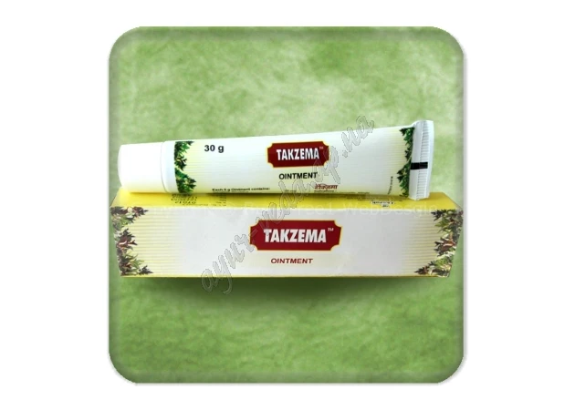 Фото 1 - Такзема крем Чарак 30г, Takzema ointment, Charak, при экземе, Аюрведа