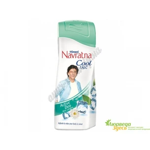 Тальк для тела Навратна 100г. охлаждающий аюрведический, Navratna Cool Talc powder, Аюрведа Здесь