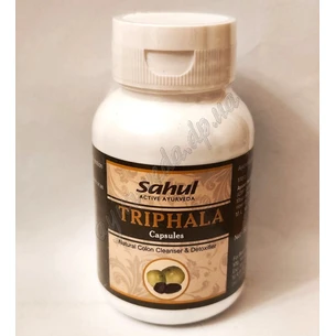 Трипхала 60 кап. Трифала Сахул, triphala Capsule Sahul, очищение организма и улучшение работы желудка, Аюрведа.