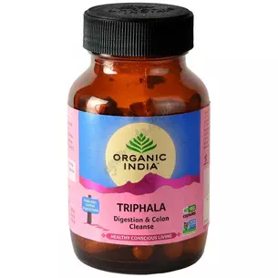 Тріфала (трифала органик) в капсулах Органік Індія 60 кап., Organic India Triphala, очищення організму та покращення роботи шлун