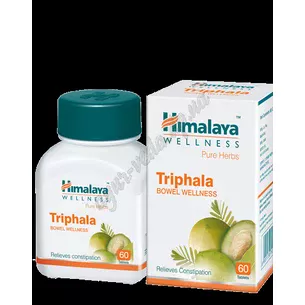 Трифала Хималая 60 таб., triphala Himalaya, очищение организма и улучшение работы желудка, Трифала Хималая, Аюрведа