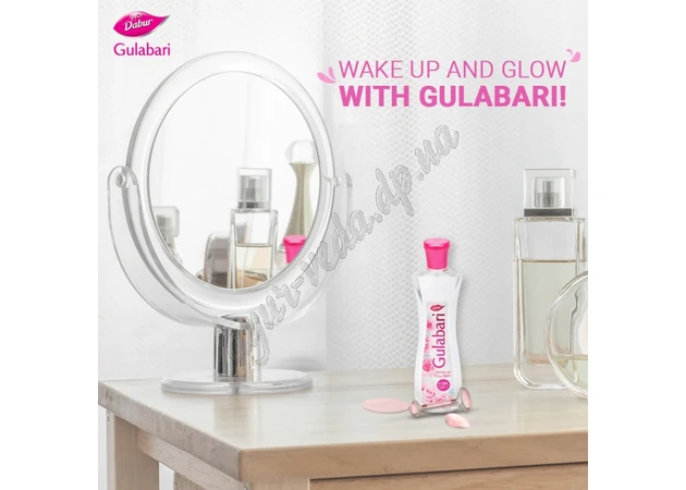 Фото 1 - Розовая вода Дабур 30мл Гулабари, Dabur Gulabari Premium Gulab Jal, Розовая Гулабары, Аюрведа
