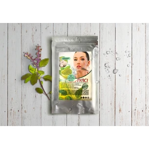 Tulsi face mask Henna Industries 100g, Tulsa face mask, Henna Industries Tulsi powder, Ocimum sanctum, Ayurveda Zdes