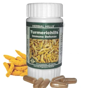 Турмерик 60 коп. Хербал Хилс, Turmeric Capsule, Turmerichills, Куркумин, Турмерик, аюрведический элексир, Аюрведа Здесь!