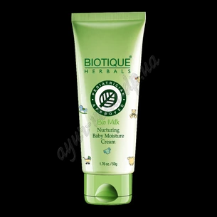 Увлажняющий детский крем Био Молоко Биотик, Biotique Bio Milk Moisturizing Baby Cream, Аюрведа Здесь