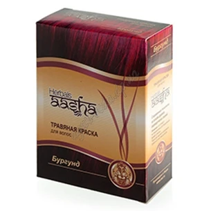 Paint Aasha Burgundy 60g, Herbal paint Aasha Herbals Burgundy, AASHA Herbals Burgundy, Ayurveda Here!