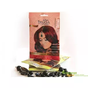 Triyuga Ruby hair dye 25g, natural Triyuga Ruby hair dye based on natural henna, Ayurveda