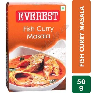 Фиш Карри Масала 50г Эверест, Рыбная Масала Фиш Карри Масала Эверест, Everest Fish Curry Masala, Аюрведа