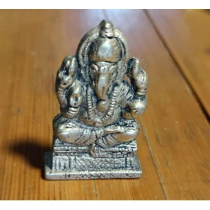 Shree Ganesha figurine 6.3cm flat, Shree Ganesha figurine height, Ganesh Murti, Ayurveda