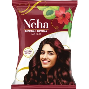Henna for brown hair Neha Herbals 15g term 07/24 inclusive, Neha Herbals Henna Brown, Ayurveda