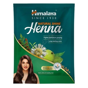 Хна для волос Хималая 120г термин 09/24 включительно, Himalaya Natural Shiine Henna, Хималая Хна индийская для волос с добавлением