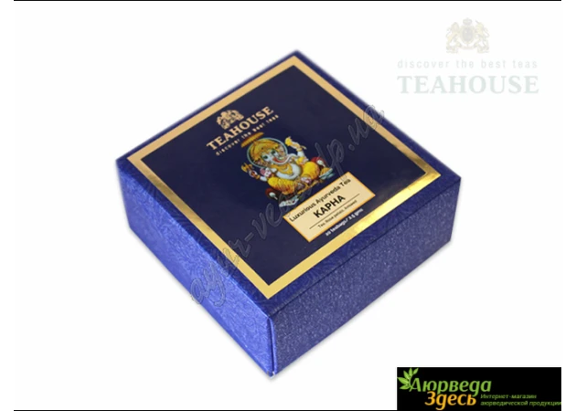 Фото 1 - Чай Капха 20 пак., Luxurious Ayurveda Tea Kahpa Tea, Восхитительный успокаивающий чай, Аюрведа Здесь