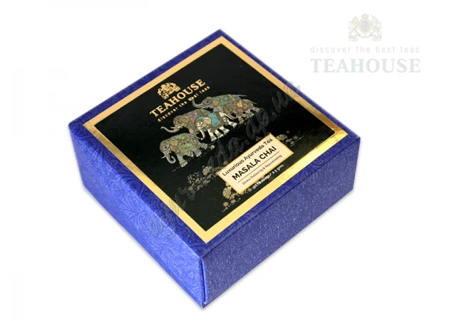 Фото 1 - Чай Масала 25 пак., Luxurious Ayurveda Tea Masala Tea, Восхитительный ароматный чай, Аюрведа Здесь