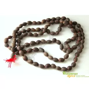 Четки (мала) из семян лотоса, лотос мала, Lotus mala, Аюрведа