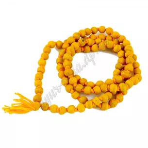 Turmeric mala beads, tied 8mm, Turmeric mala beads tied, Haldi Mala, Turmeric Mala, Ayurveda