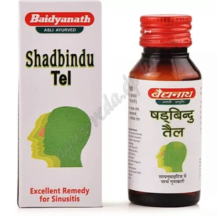 Shadbindu tail Baidyanath 25ml, Shadbindu tail, sadvindu taila Baidyanath, Ayurvedic nasal drops, Ayurveda
