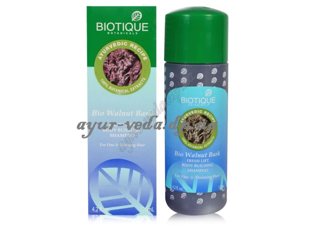 Фото 1 - Шампунь Био грецкий орех, Биотик 190мл, Biotique Bio Walnut bark Shampoo, Биотик Шампунь Био Грецкий орех, Аюрведа