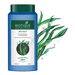 Шампунь Био Келп Биотик 340мл термин 06/25 включительно, Biotique Bio Kelp shampoo, Био Биотик, стимулирующий рост волос, Аюрвед