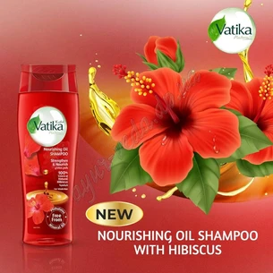 Dabur Vatika shampoo 425ml with Hibiscus oil, Vatika, Whit oil shampoo