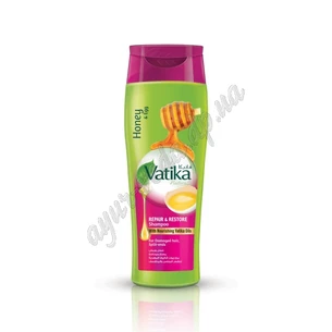 Шампунь Дабур Ватіка Відновлення та зцілення 200мл, Dabur Vatika Naturals Repair & Restore Shampoo, Шампунь Ватика Восстановлени