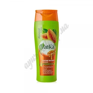 Шампунь Дабур Ватіка Зволожуючий Мигдаль 200мл, Dabur Vatika Naturals Almond Moisturizing Shampoo, Шампунь Ватика Увлажняющий сл