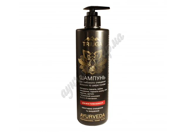 Фото 1 - Triyuga Effective Cleansing Shampoo, 500ml, Shampoo for Deep Cleansing of Hair and Scalp, Ayurveda.