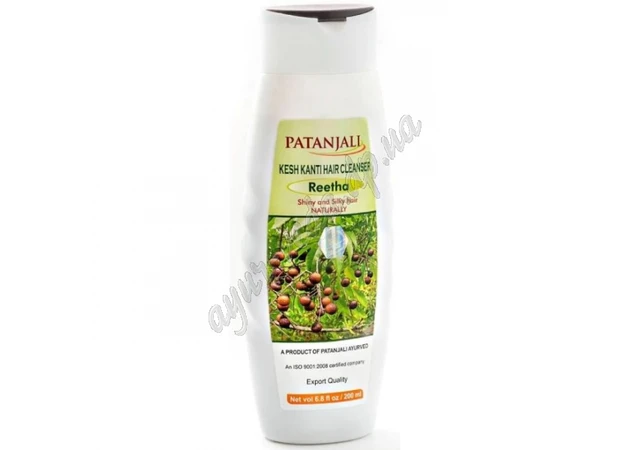 Фото 1 - Shampoo Kesh Kanti Reetha Patanjali 200ml, Patanjali Kesh Kanti Reetha Hair Cleanser, Reetha, Ayurveda