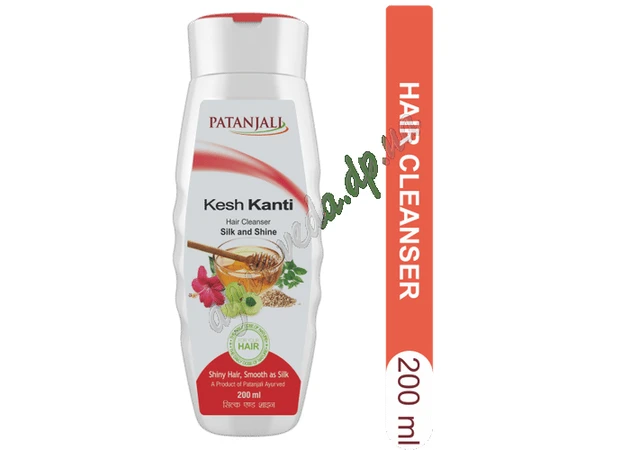 Фото 1 - Шампунь Кеш Канті Шовк та блиск Патанджалі 200 мл, Kesh Kanti Silk and Shine, Patanjali Hair Cleanser, Кеш Канти Силк енд шайн П