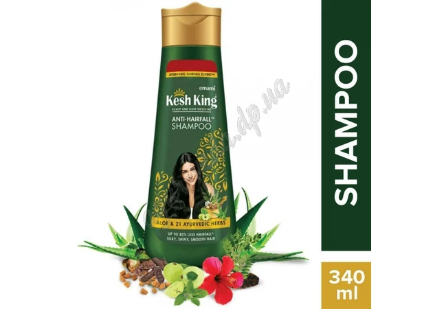 Фото 1 - Cash King shampoo 340ml Emami from hair loss, Cash King shampoo, Kesh King Anti Hairfall Shampoo, Ayurveda