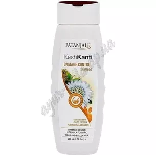 Шампунь Контроль Пошкодженого Волосся Кеш Канті Патанджалі 200мл, Damage Control Shampoo Kesh Kanti Patanjali, Кеш Канти Патандж