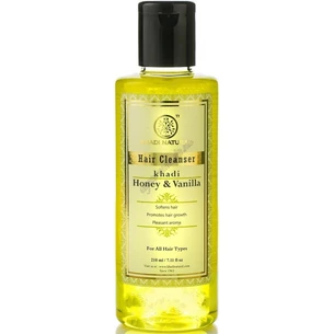 Khadi Natural Ayurvedic Honey & Vanilla Hair Cleanser 210ml