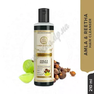 Amla Reetha shampoo 210ml, AMLA REETHA, Khadi shampoo, Amla Reetha Khadi shampoo conditioner, Ayurveda