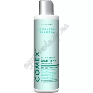 Shampoo Comex 500 ml from dandruff, Comex, without parabens and lauryl sulfate from dandruff, Ayurveda.
