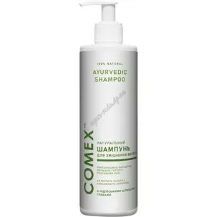 Shampoo Comex 500 ml., without parabens and lauryl sulfate, Comex, without parabens and lauryl sulfate, Ayurveda