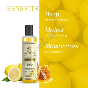 Khada honey and lemon shampoo 210ml, Khada honey and lemon juice shampoo, Ayurveda