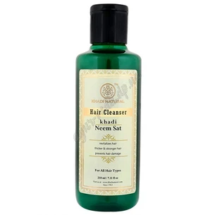Neem Sat Khadi Shampoo 210ml Temin 03/24 inclusive, Neem Sat Khadi Natural™, Neem Sat Khadi, Ayurveda Here