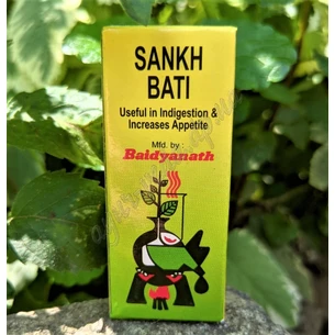 Шанкха Бати 40таб Байдьянатх, Шанкхабхасма, Shankh Bati Baidyanath, Sankhabhasma, при проблемах с ЖКТ и гипокальцемии, Аюрведа З