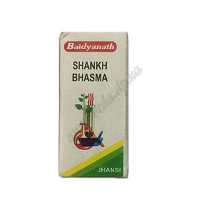 Shankha Bhasma Baidyanath 10g Shankh Bhasma baidyanath Sankhabhasma, for hypocalcemia, Ayurveda