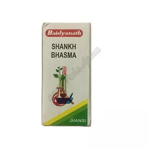 Shankha Bhasma Baidyanath 10g Shankh Bhasma baidyanath Sankhabhasma, for hypocalcemia, Ayurveda