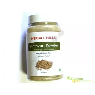 Shatavari Churna (powder), Herbal Hills, 100g., Herbal Hills Shatavari Powder, Shatavari Churna, Herbal Hills, 100g