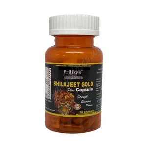 Шиладжит Голд 30 кап. Врітікас, Вритикас, Shilajit Gold, Vritikas, потужна комбінація аюрведичних рослин, Аюрведа Здесь