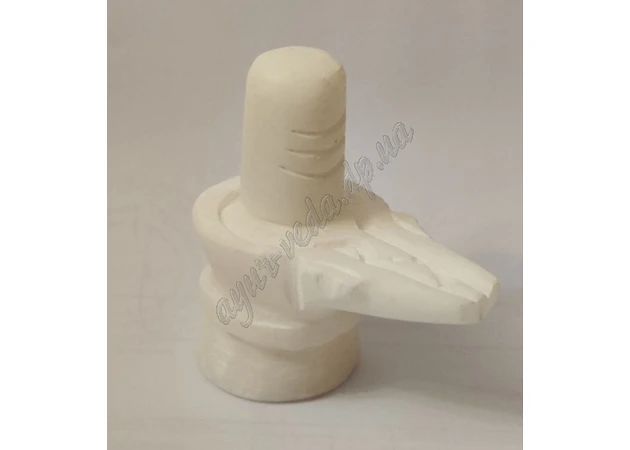 Фото 1 - Shiva lingam 5 cm White marble, Ayurveda Zdes