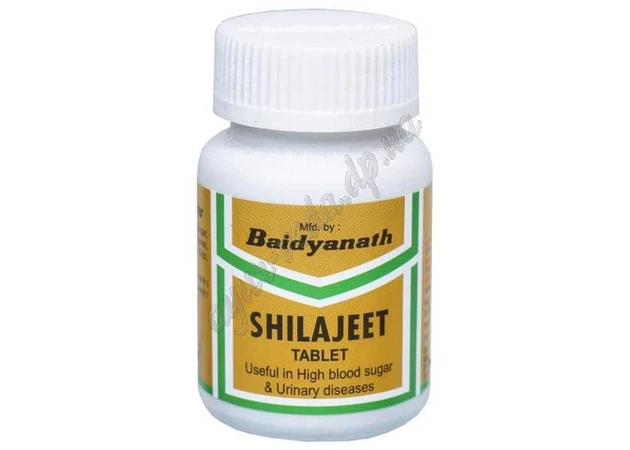 Фото 1 - Шиладжит мумийо Байдьянатх 50таб., Baidyanath Shilajeet Tablets, восстановление организма, Шиладжит Мумийо Байдьянатх, Аюрведа Здес