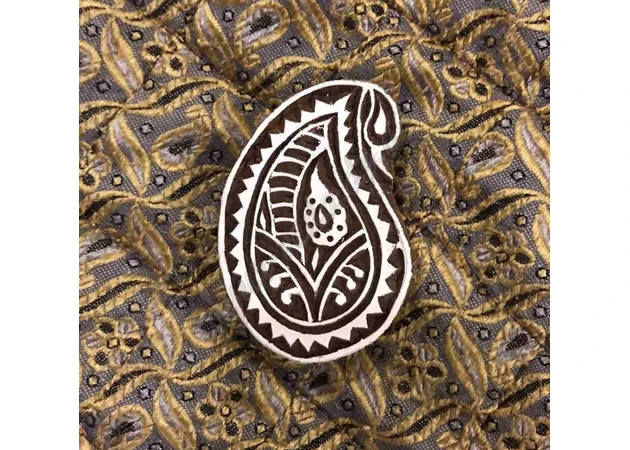 Фото 1 - Stamp for mehendi and fabric 5-6.5 cm. No. 3, body painting, biotat, wooden stamp, kalamkari, UT-00001494, Ayurveda Here!