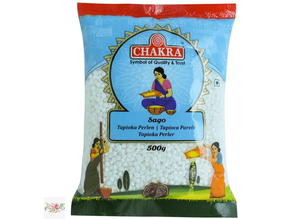 Фото 1 - Sabudana Chakra tapioca balls 1 KG