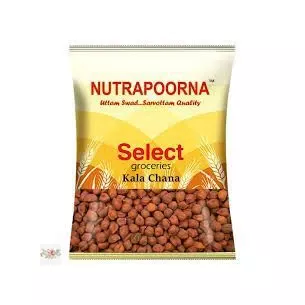 Черный индийский нут Кала Чана Nutrapoorna 1 КГ