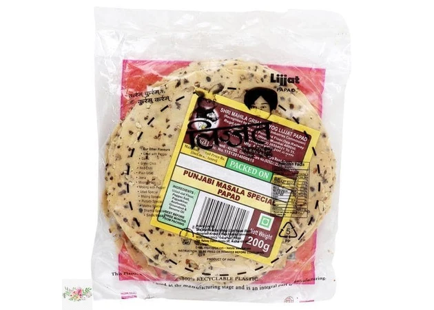 Фото 2 - Spicy Papad Punjabi Masala Lijjat