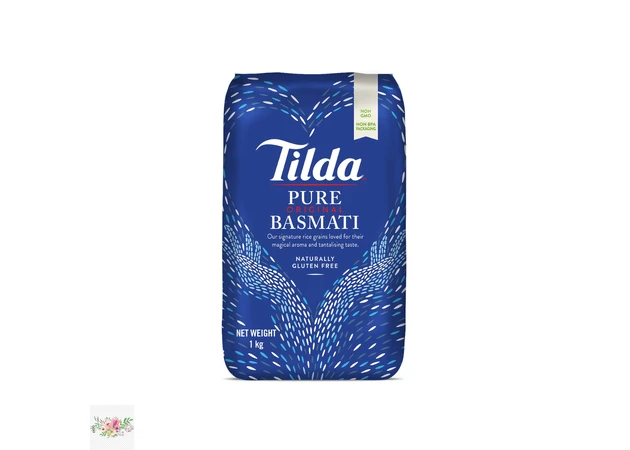 Фото 1 - Чистий рис басматі з Гималаїв Tilda Король індійського рису 1 КГ